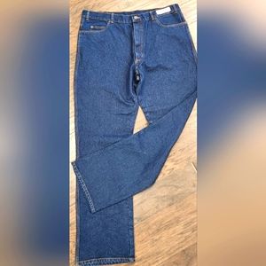 Cintas durable denim work jeans, dark wash, 42x36, NWT